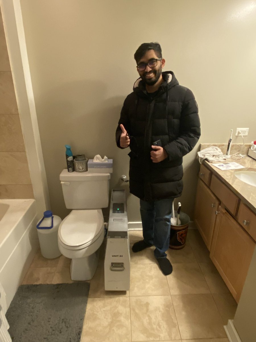 gilbertjacka's tweet image. Excited for the installation of the first @BiomeSense prototype. This will revolutionize precision Microbiome medicine!