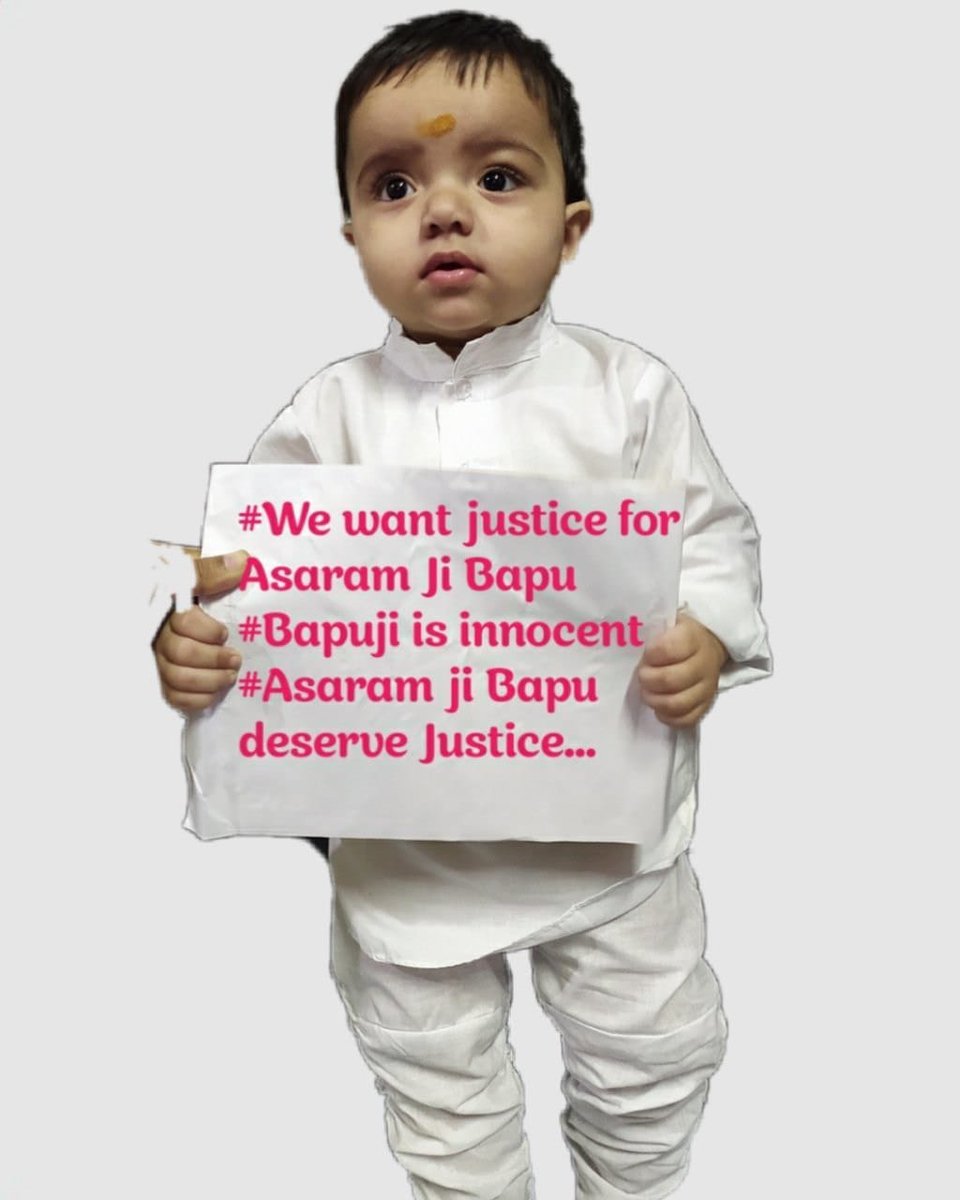 Trafficking of Persons Section 370' was imposed on Sant Shri Asharamji Bapu, when the girl was taken away by her parents from the Gurukul, then the responsibility of the latter becomes theirs, then why the saint should be jailed.
#CallOfTheNation
India For Justice