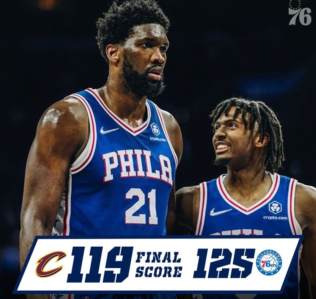 76ers_central's tweet photo. BIG WIN IN PHILADELPHIA 125-119 

@sixers #NBA75 https://t.co/kHgSD0YvKs
