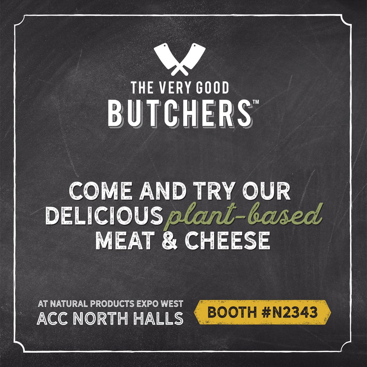 The Very Good Butchers will be at Natural Products Expo West from March 8-12, see you at booth #N2343!

#TheVeryGoodButchers #WeButcherBeans