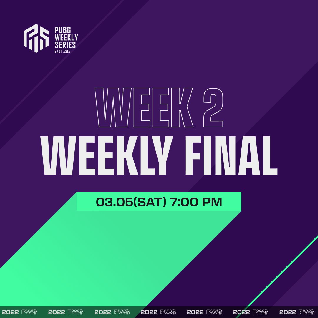 PUBGEsports_KR's tweet photo. 📋 Weekly Final l Week 2 Day 1 📋

2주 차 위클리 파이널에서도 한국 팀의 강세가 이어질 수 있을까요?!

오늘 저녁 7시, 많은 시청과 응원 부탁드립니다 🙌🙌 https://t.co/kkPJqtuK2X