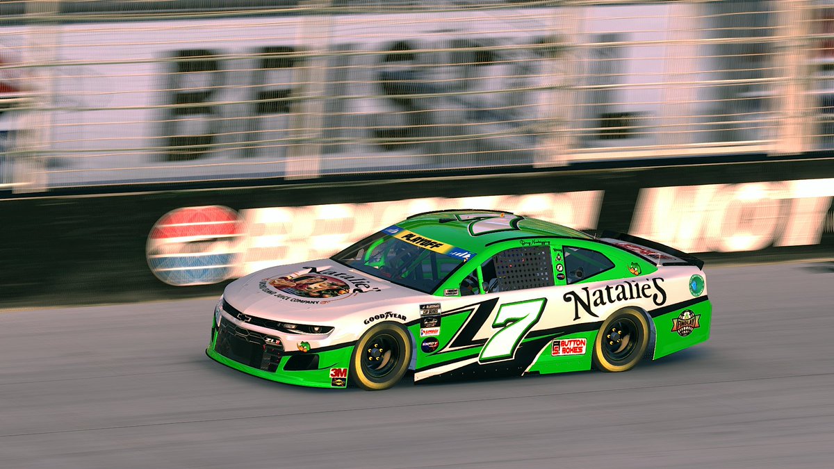 Doug Newbigging brought his @Nataliesoj #7 home in P2 at Bristol in the first @BluegrassiRacin Cup Series Final 12 playoff race! #iracing #simracing #nascar | 

Rewatch the broadcast here: https://t.co/cmup0yUcz1 https://t.co/0uyopHQfCf