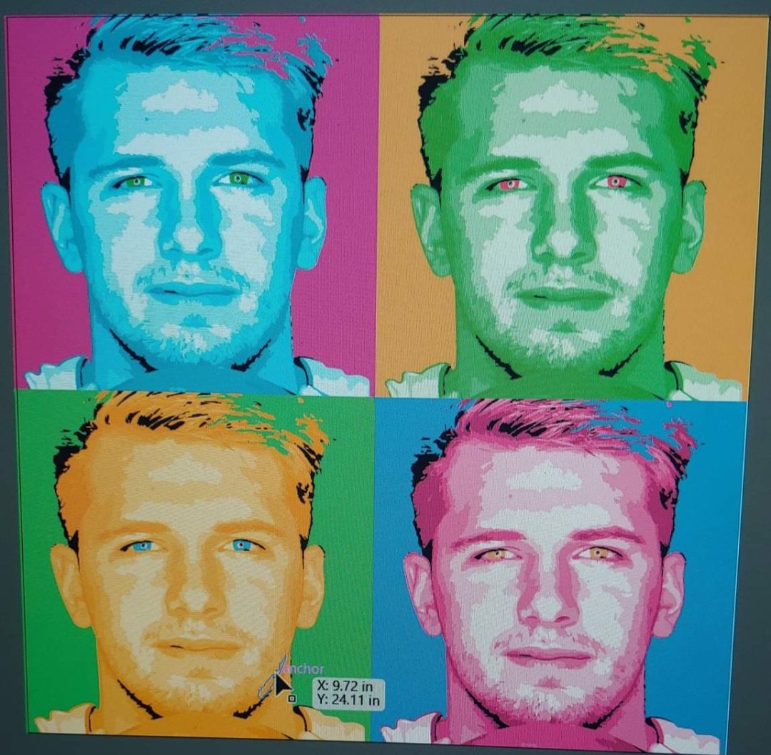 StidhamSherri's tweet image. @dallasmavs #MavsFanArt #andywarhol #WebDesignStudent