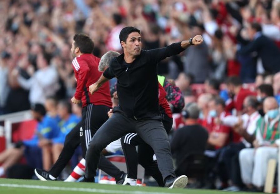 🗣 Arteta: “If you had asked me what I wanted to do here, I would have said that I would like to make the Emirates the toughest stadium to play at in England“ [@SkySports] #afc