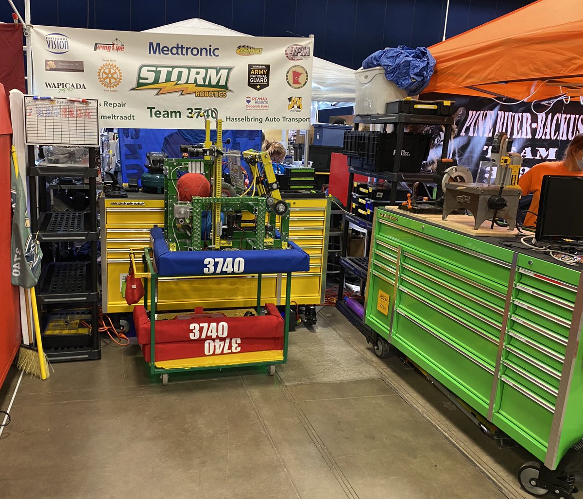 Storm_Robotics's tweet image. Great day. Our 9210B VEX team made it to Semi-Finals at MN State and earned our 4th consecutive World Invite. FRC 3740 had a great day one of Qualification Rounds in Duluth finishing the day 5-2 and currently ranking 6th/58 teams. #gostorm #stormnation #isd47 #VEX #FRC #omgrobots