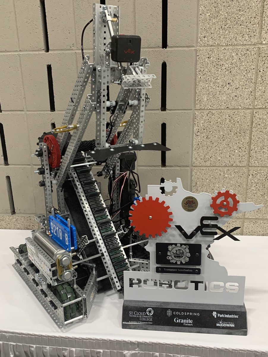 Storm_Robotics's tweet image. Great day. Our 9210B VEX team made it to Semi-Finals at MN State and earned our 4th consecutive World Invite. FRC 3740 had a great day one of Qualification Rounds in Duluth finishing the day 5-2 and currently ranking 6th/58 teams. #gostorm #stormnation #isd47 #VEX #FRC #omgrobots