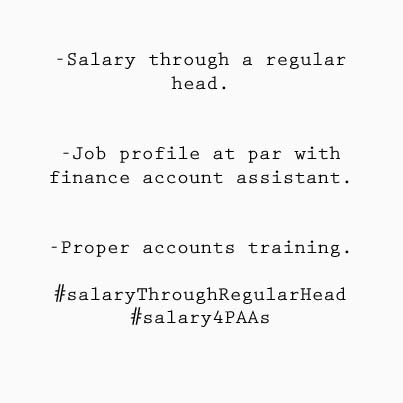 Parvaiz78901275's tweet photo. @ahmedalifayyaz @HMOIndia @AmitShah #salary4PAAs 
#salaryThroughRegularHead 
#Training4PAAs
#boycott_admexpenses
We qualified jkssb's UT level exam/ joined deptt in oct last year/why r we being punished 
@OfficeOfLGJandK

@manojsinha_

  Kindly Resolve our issue &amp; disburse our salaries through a proper head.. https://t.co/NQoBJT6GwE