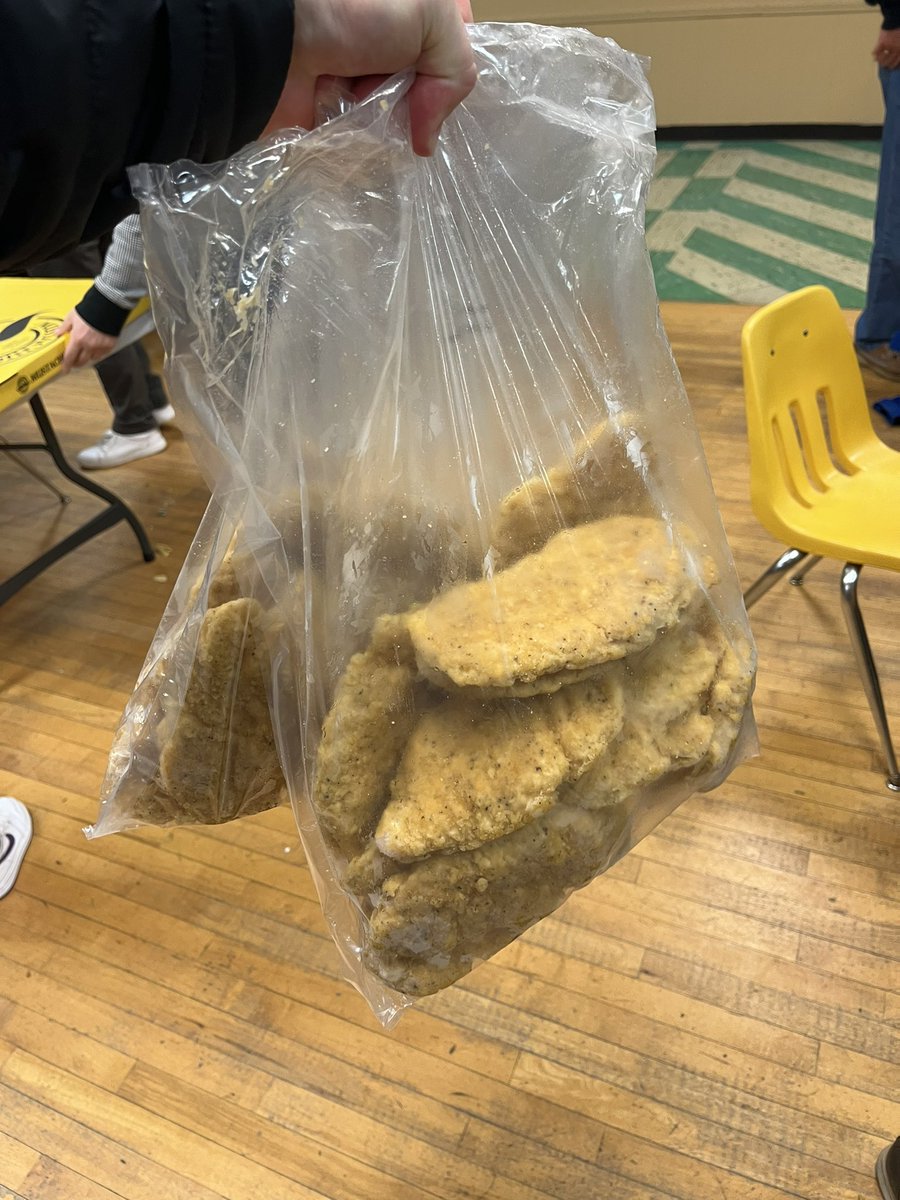 went to my first meat raffle tonight and left with over 10lbs of chicken tenders