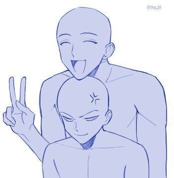 Anime Drawing Base Couple
