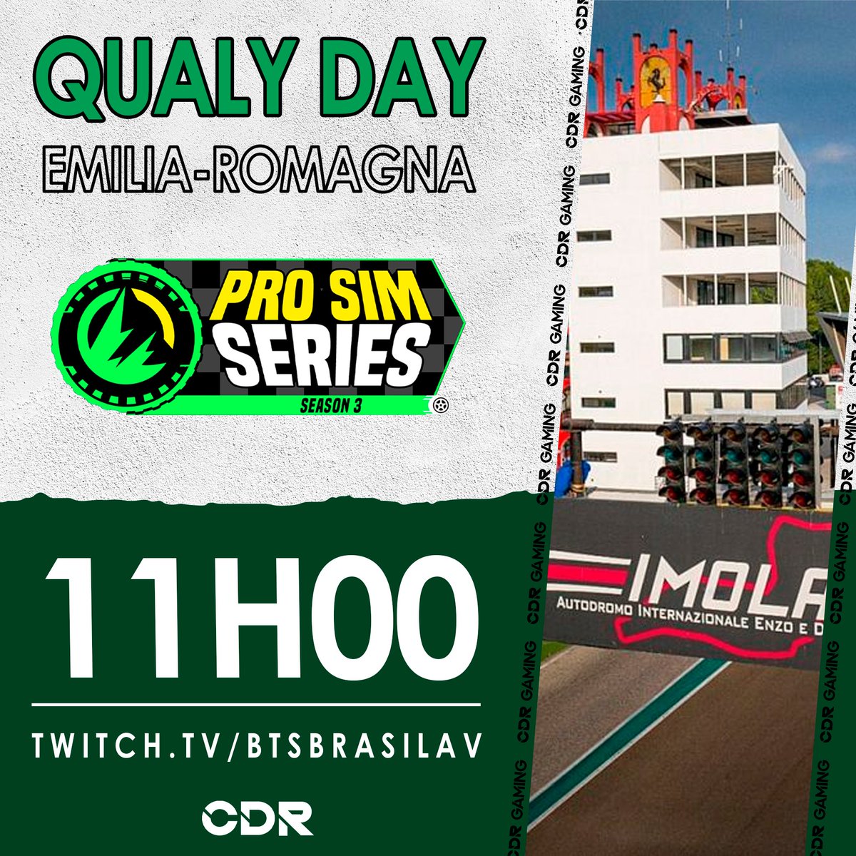 CDRGaming's tweet photo. Hoje é dia de qualy na @BTSBrasilTV!!!
Nossos pilotos @NaySacul e @EReis50 estarão buscando a famigerada pole position em Ímola.
Não perca, daqui a pouco, às 11h, no canal de AV da BTS, com narração de @CasterSim e @marciosierote
https://t.co/tnHnesfB2k
#CDRnaBTS #PraCimaCDR https://t.co/0Qser6VxJw