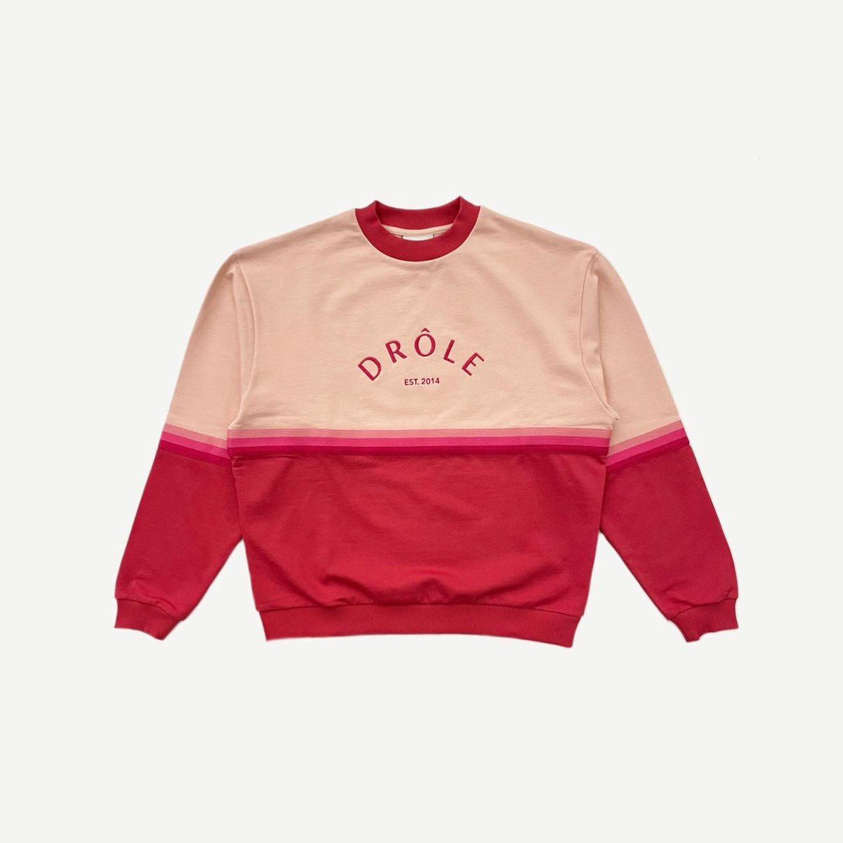 MT_HARAJUKU's tweet image. &amp;lt;Drôle de monsiur&amp;gt;

BICOLOR SWEAT CREW NECK
color: Nat Pink
size: S M
¥28,600-(tax in)

#droledemonsieur 
#monkeytime
#monkeytimejp
#beautyandyouth 
#unitedarrows