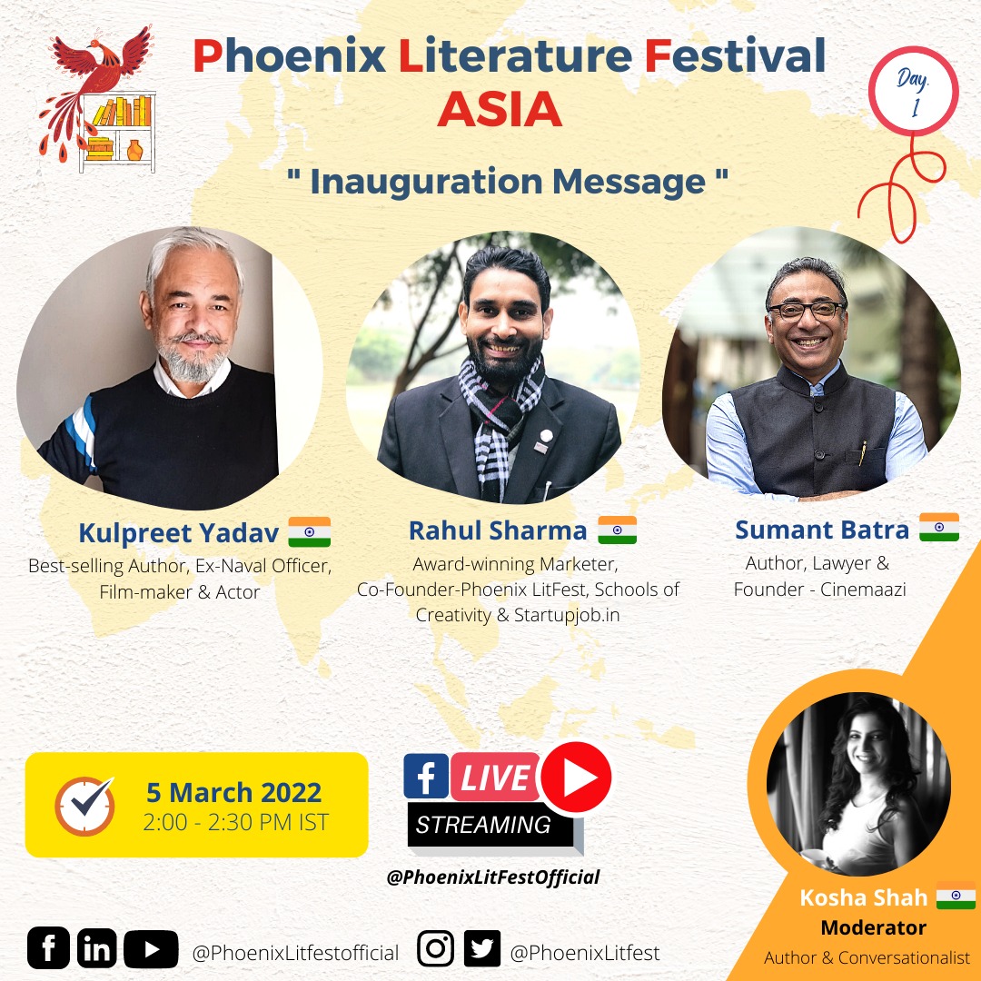 Kulpreetyadav's tweet photo. Look forward to the inaugural session along with the very inspiring, @SumantBatra, &amp; the passionate founder, @TruelyR. 
You are welcome to join too!
Link:-  https://t.co/6pLccitL19
#Literature #books https://t.co/6b7pnskv4L