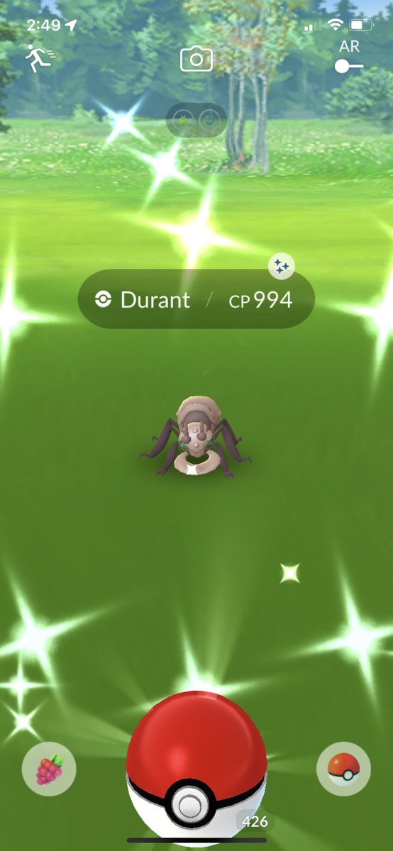 ProfessorPKmon's tweet photo. Well it must be my lucky day #shiny #durant! I’ve been hunting this one for a while! #PokemonGo https://t.co/iZBUVrtaYs