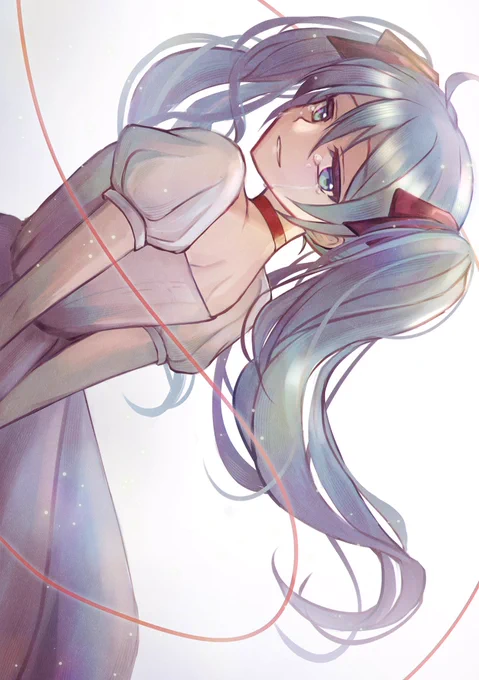 11曲目ツギハギスタッカート/とあ#100曲ボカロ絵チャレンジ#初音ミク#イラスト 