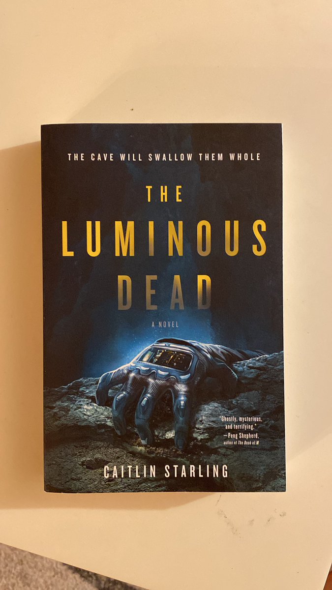 mazePotts's tweet photo. @ClaireMax The Luminous Dead, by Caitlin Starling

Badass space-cave-diving woman with another badass woman in her ear… colleagues to enemies to “lovers”??? https://t.co/FXyhkKfpKg