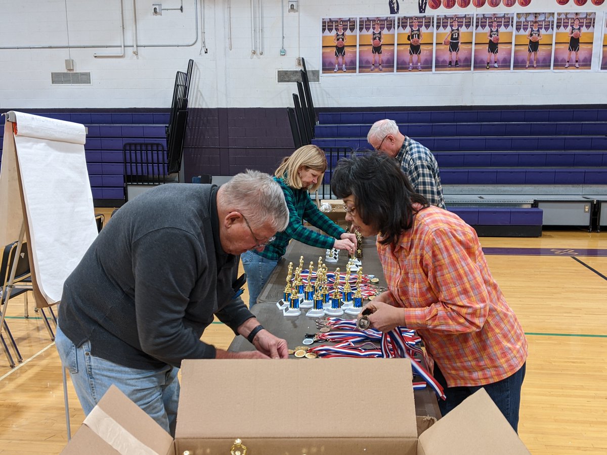 BrothertownOC's tweet photo. Waterville-Brothertown Optimist Club members setting up for the Optimist Biddy Basketball Tournament. #Optimism #Optimist #BeAnOptimist https://t.co/lsiZ7AUW74