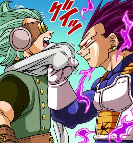 VEGETA ULTRA EGO VS GRANOLA! CORES OFICIAIS! Dragon Ball Super Mangá  Colorido 