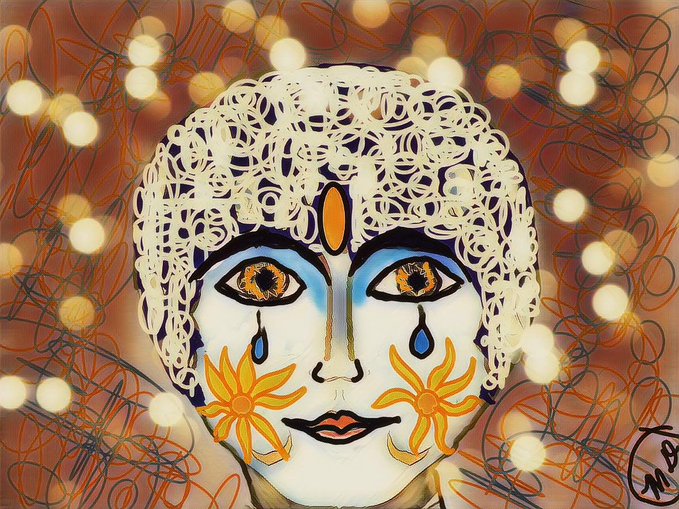 My art on the Tezos chain is an eclectic mix of work showcasing my various styles from portraits to abstracts! And as always, many faces done in the Coinseer fashion. Average price is 1.5 $XTZ
Meet Moon Girl, Sunboy and their Star Child 
hicetnunc.xyz/coinseer