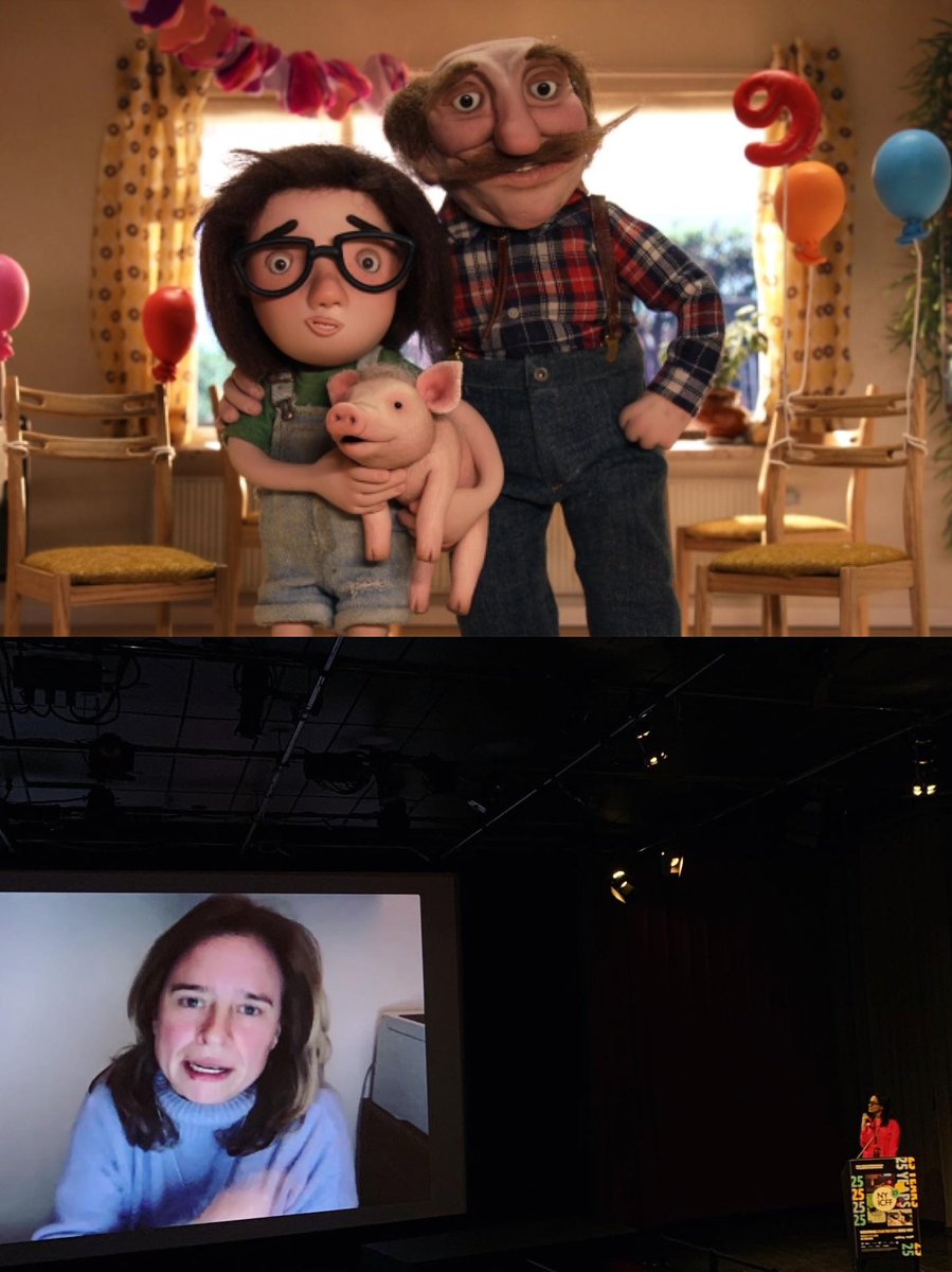 TeachEmFilm's tweet photo. Opening night @NYICFF was so special! Can’t stop thinking about the animated film Oink 🐷 with guest filmmaker @mas_superfelix . Thank you for 25 years of amazing children’s films! 🎬🎉❤️
#nyicff #jbfckids @jbfc_ny https://t.co/trYwYxeEOG