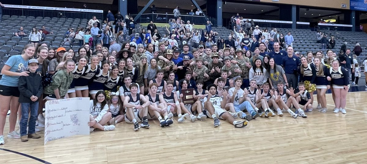 The effort and unselfishness with which this team plays is unreal. Somehow, Kingfisher, the team that lost all 5 starters and had a minuscule amount of varsity experience back, is 25-1 and area champ. The whole is greater than the sum of its parts. #okpreps