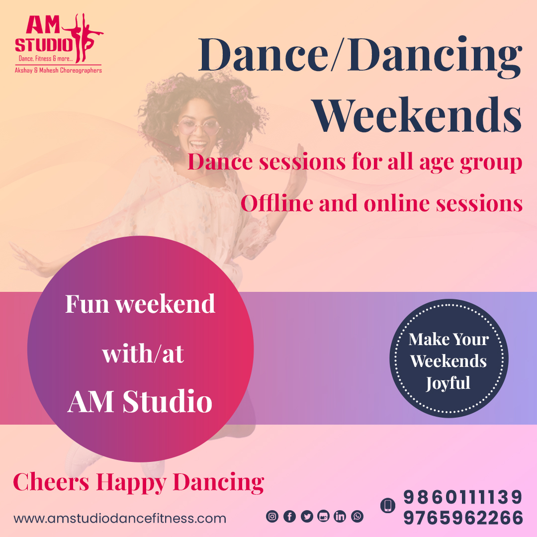 am_studio_dance's tweet image. Time to make your weekends memorable🕺
Wear your dancing shoes and book your slots.

Offline and Online classes for every age group 💃

 Contact  
📞 9860111139/ 9765962266   
📩 amstudiodancefitness.com   
Dance, Fitness, and More   

#AMStudio #weekenddance #Dance