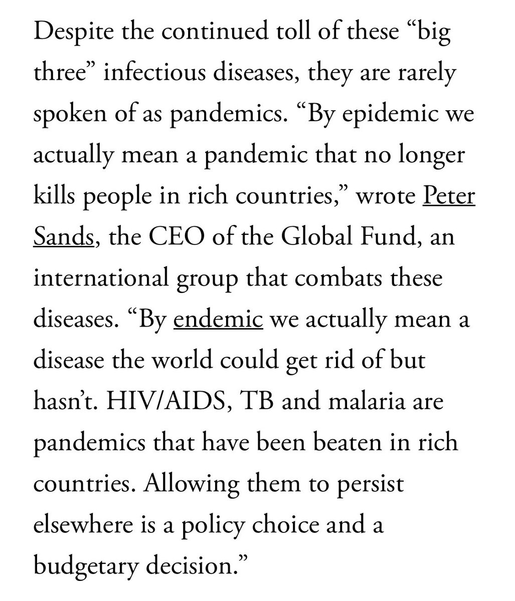 Fantastic article that brings historical perspective to Covid-19, going the way of previous pandemics:

“The developed world is repeating its mistakes again, and this will have devastating consequences for billions of people.”theatlantic.com/health/archive…