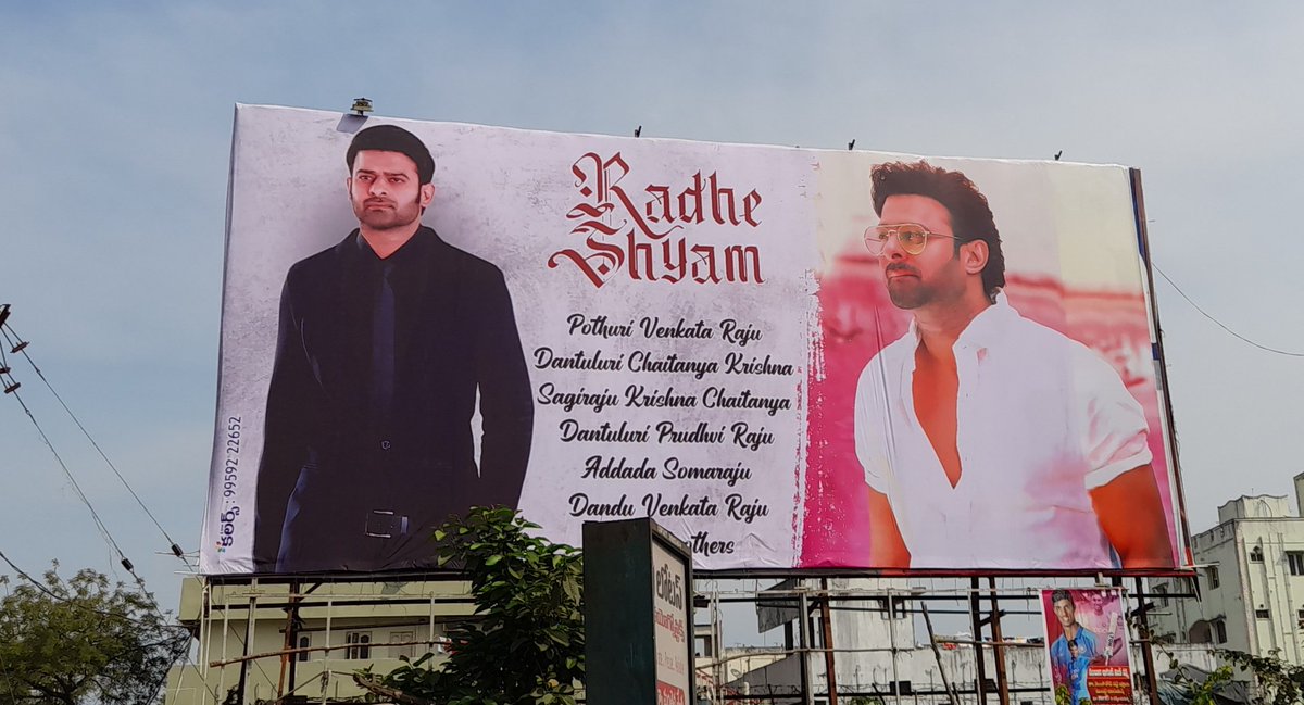 DinoSalaarFan's tweet image. #RadheShyam Hawa Begins In Bhimavaram 🔥
#RadheShyamOnMarch11th #Prabhas