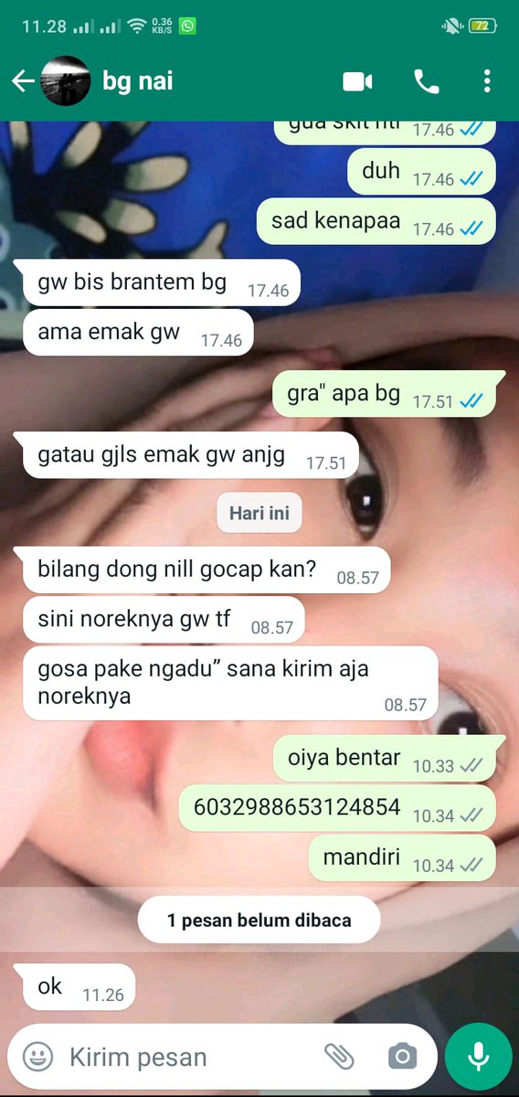 aronbabujane's tweet photo. @kleesbigsis padahal udh ditagih berkali2 dasar naila ngentot https://t.co/IiZKaswxnJ