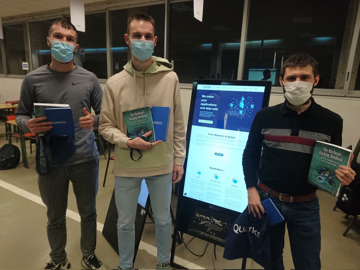 fnolot's tweet image. Merci @quarkslab pour les lots au #HackSecuReims 2022
