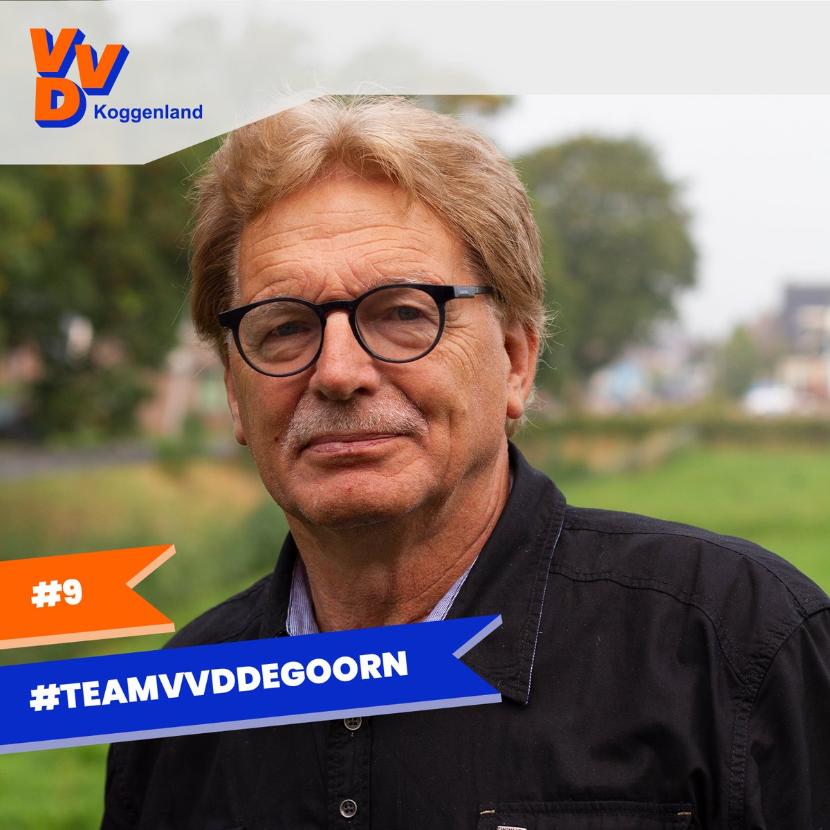 TROTS STELLEN WIJ U VOOR:

Onze kandidaat Jack Stroomer op nummer 9 uit De Goorn.

Gepensioneerd agrariër maar nog steeds belangenbehartiger van de agrarische sector, oud-wethouder van de Schermer en bestuurder Stichting Landzijde.

teamvvd.nl