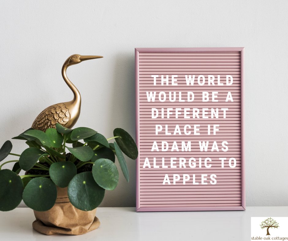 🍎😛

#saturdayquote #apples #countrysidecottages #stableoak #stableoakcottages