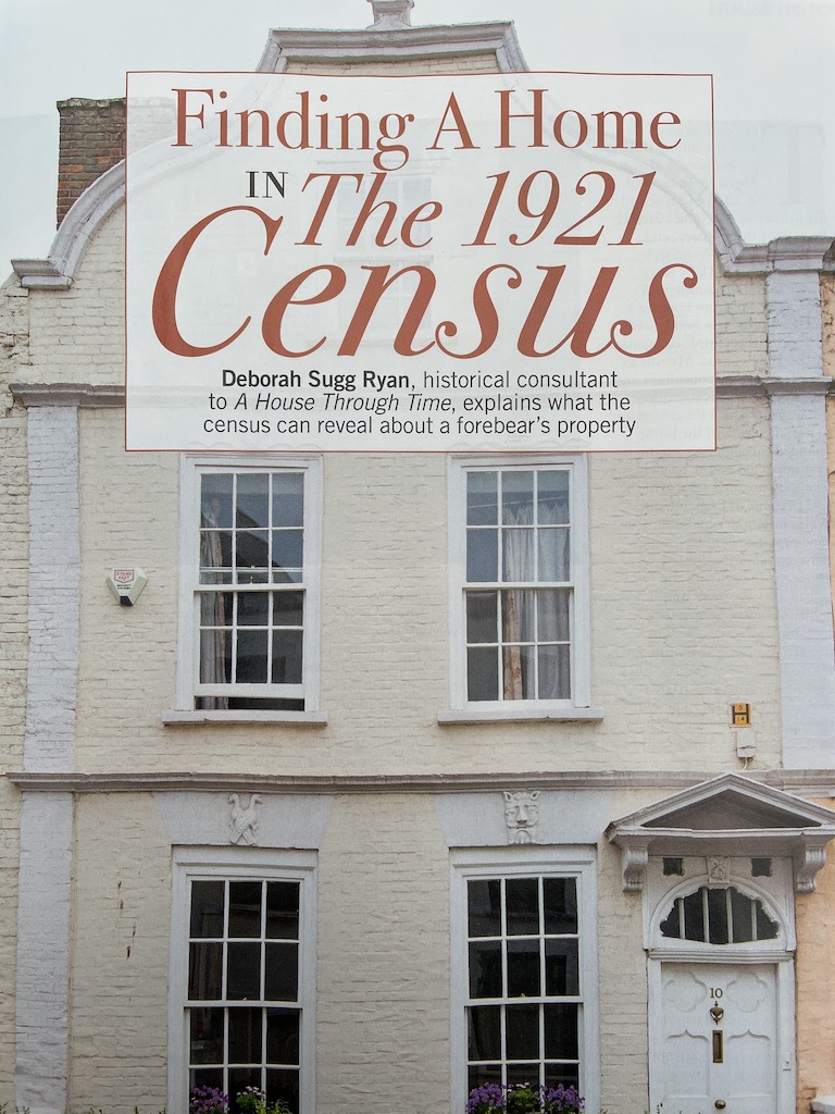 Great article in @wdytyamagazine by @DeborahSuggRyan - 
Finding A Home in The 
1921 Census. 
With links to #AHouseThroughTime and 
10, Guinea Street, Bristol.
Also great to see #HouseHistoryHour given prominence.
#Whatsnottolikeon a #SaturdayMorning