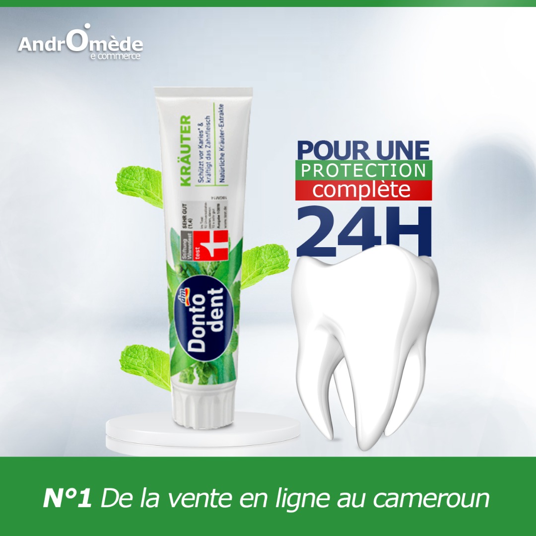Andromedecm's tweet photo. Pour votre hygiène bucco-dentaire, utilisez un dentifrice pour renforcer vos gencives et vous protéger des caries.
Andromède vous propose DONTO DENT Dm, le dentifrice d'origine allemande, au prix de 2000 Fcfa. #dentifrice #dontodent #patedentifrice #shoponandromede https://t.co/BnN7RnsNgS