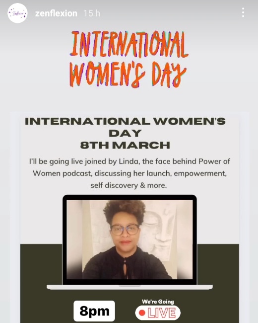 _PowerofWomen_'s tweet photo. So pleased to be invited for a chat with #zenflexion on International Women's Day.  Come and join us❤️ https://t.co/gGjj6ymEY0