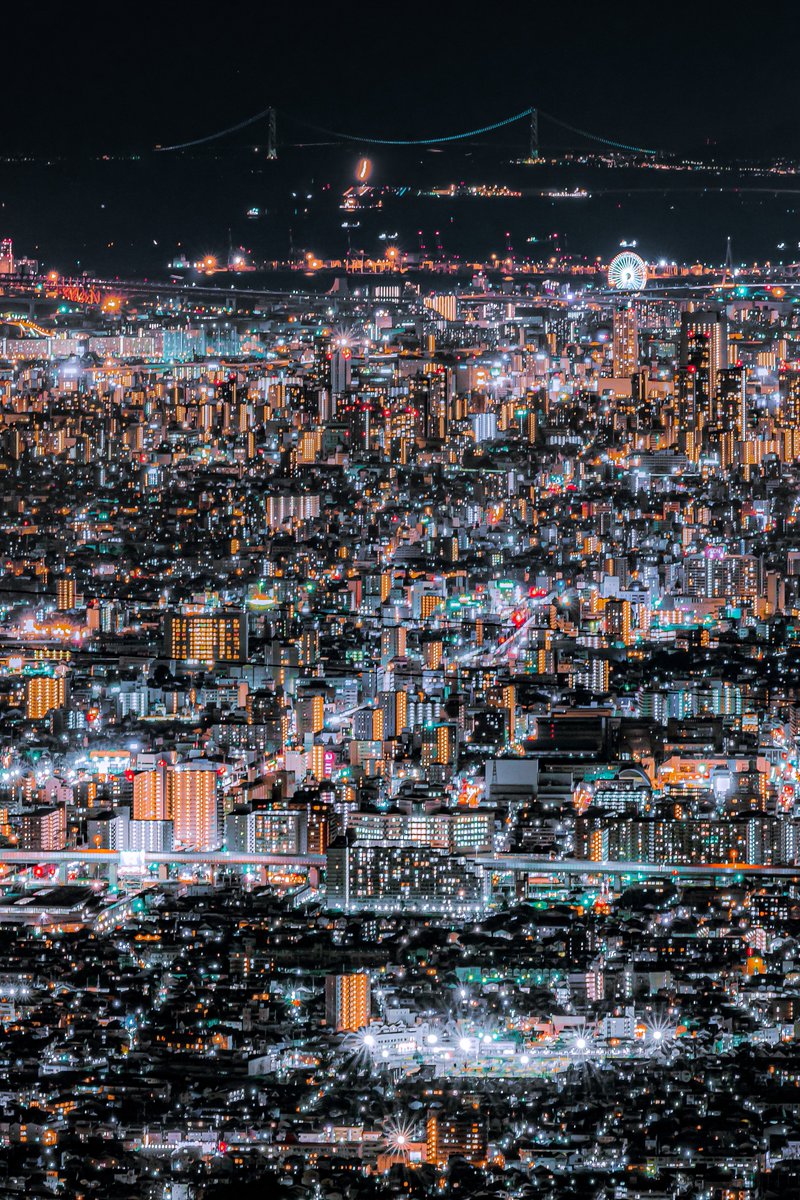 まるで海外のような大阪夜景