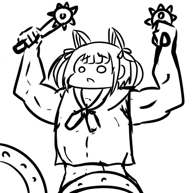 @oishii_unaju 太鼓の達人になった白露ちゃん 