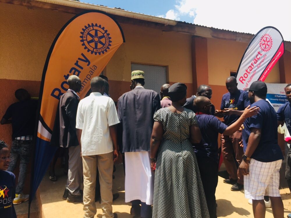 rotaractnateete's tweet image. Commissioning of the renovated main hall. #KakubaXtra