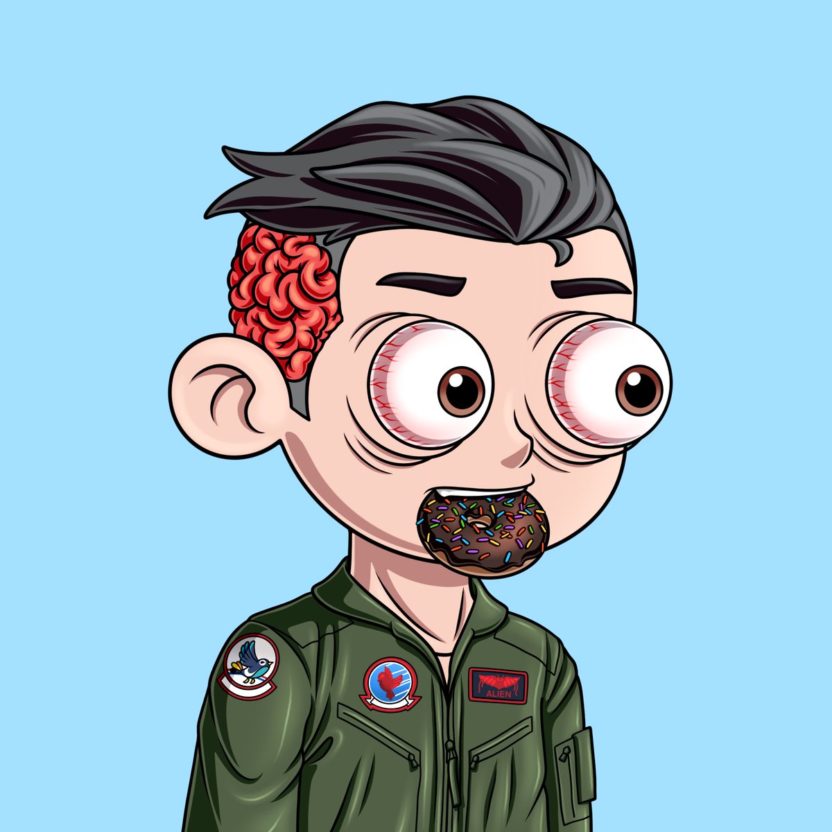 Say hello to Alien!
Alien loves food, Alien eats food, ALIEN SEE FOOD! 

To celebrate our reveal, we're giving away 10 x Whitelist spots!

✅ Follow Us
✅ Like &amp; RT
✅ Tag 3 Friends
✅ Comment with your ETH Wallet Address

⏰ Winners announced in 48 hours!