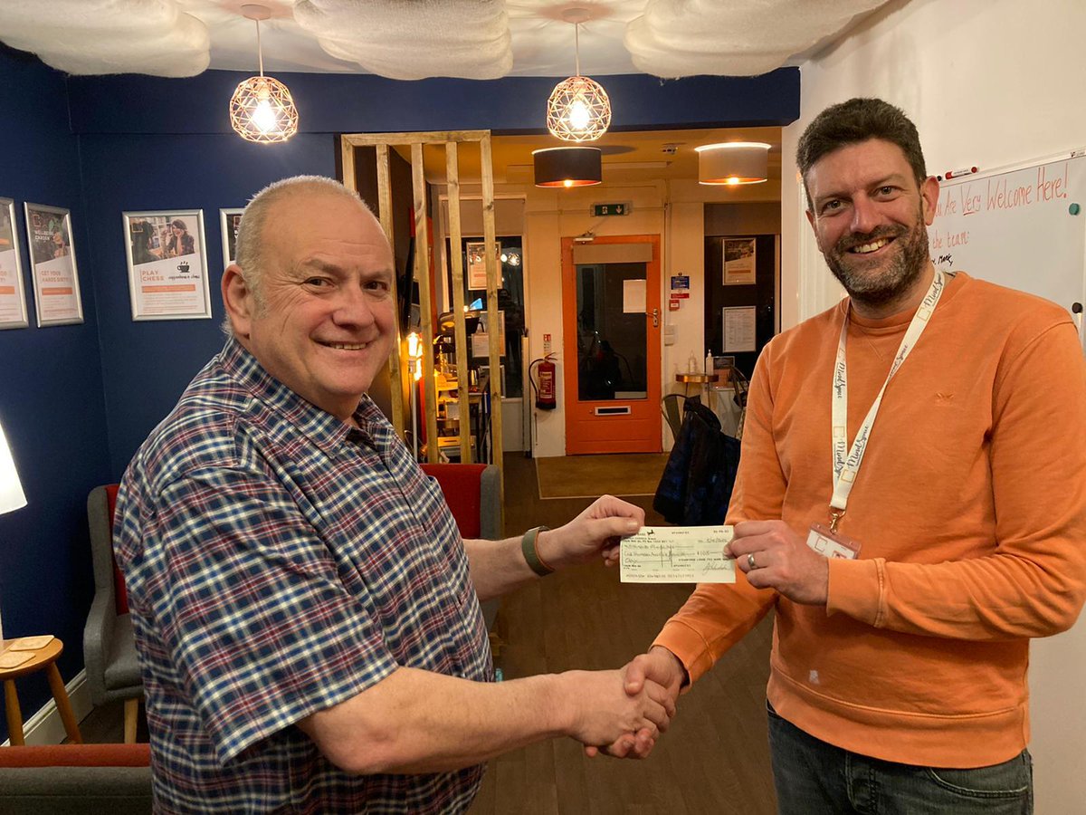Thanks to Richard White for popping in to our Thursday Night session and presenting Dr Dan with a cheque from the Steanford Lodge of Master Masons and the Lodge of Merit.  Very gratefully received, thanks to both lodges for your fundraising efforts.  #DonateLocal #Give