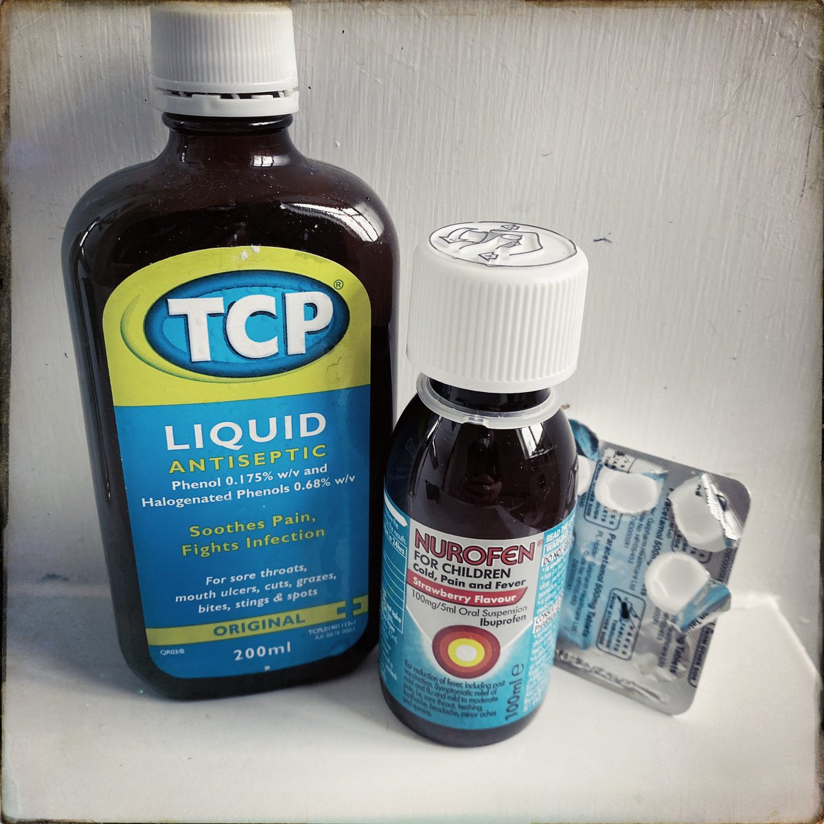 High tech jab seems to be working. Old school remedies taking the edge off. TCP gargle kicking the butt of COVID throat!