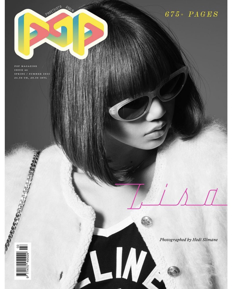PopCrave's tweet photo. #BLACKPINK’s #LISA looks incredible for POP Magazine. 

📸: Hedi Slimane https://t.co/NkcSozzmlT