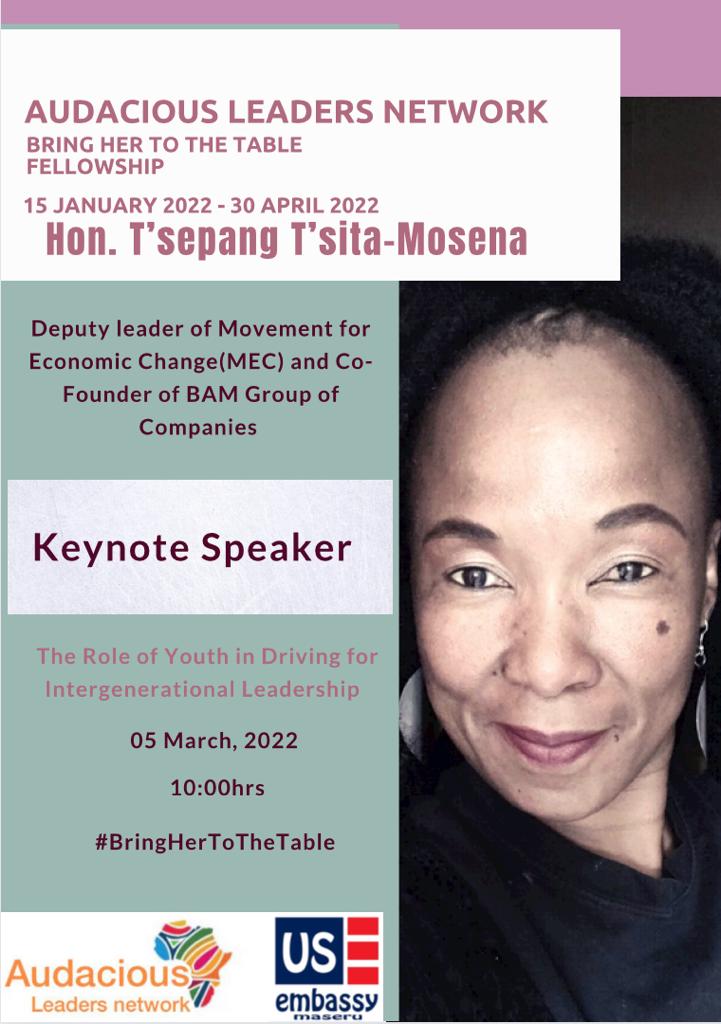 leadaudaciously's tweet photo. What an amazing, powerful session from @TsepangTsita...What a powerful leader, speaker!!! We are truly honoured to be in this spaces...We cannot wait to contribute to political leadership in Lesotho. Thank you for joining us at the seat of the table.@USEmbassyMaseru
#LetYouthLead https://t.co/dFKRLDrKfB
