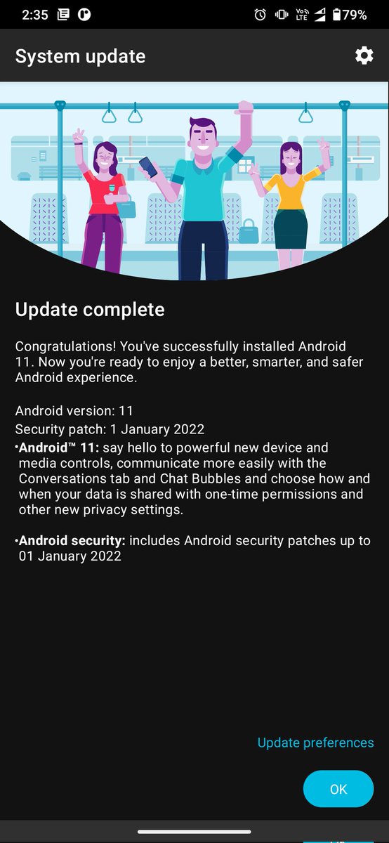 royprantik26's tweet photo. @SubhraS30459555 @Lenovo Finaly got android 11 update on moto one fusion plus @motorolaindia https://t.co/IHuV61BfxL