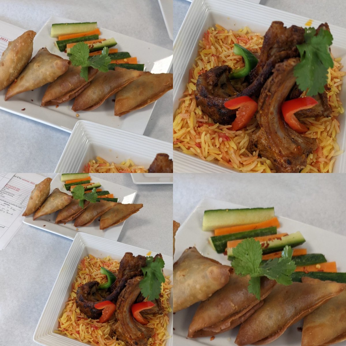 LucyRapps's tweet photo. A selection of the amazing food served up this week during the GCSE NEA Final Cooking Exam pt1 https://t.co/iGASV4VoZl