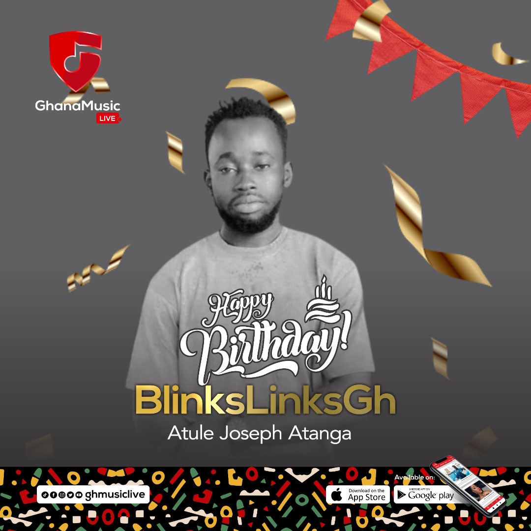 ghmusiclive's tweet photo. Birthday blessings to @Blinks_Links_Gh ๐๐๐ฅณ๐๐ a valuable member of the GML team. We are appreciative of your time, commitment and dedication.
We pray for God's blessings over you. Have a great one
#birthdays
#teamGML
#ghmusiclive
#musiconthego https://t.co/wtKbjB1yvS