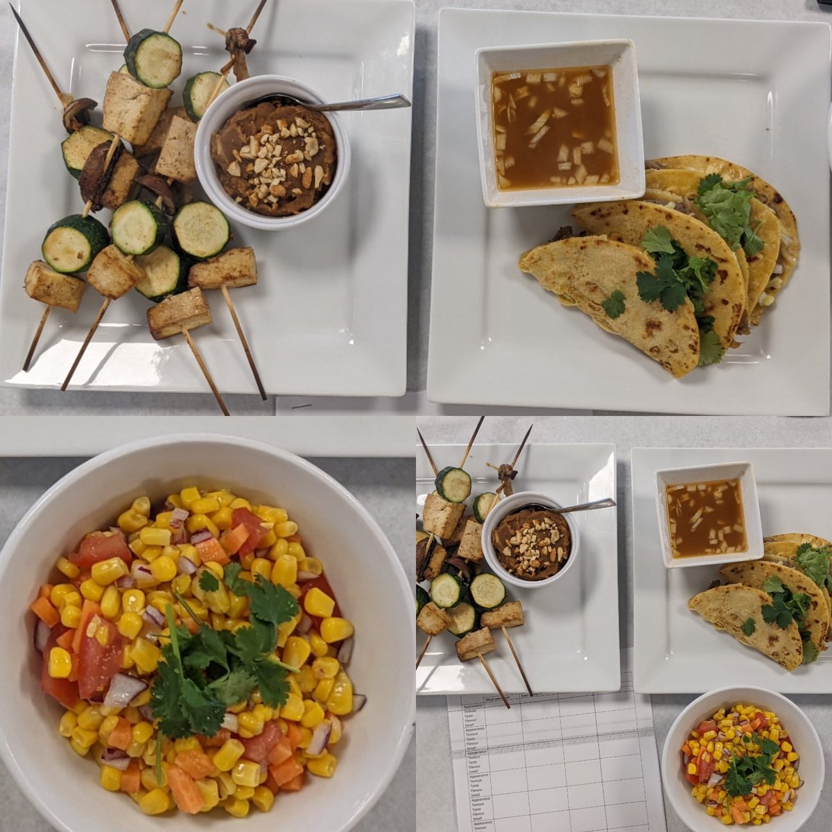 LucyRapps's tweet photo. A selection of the amazing food served up this week during the GCSE NEA Final Cooking Exam pt3 https://t.co/CqR0eqRxoy