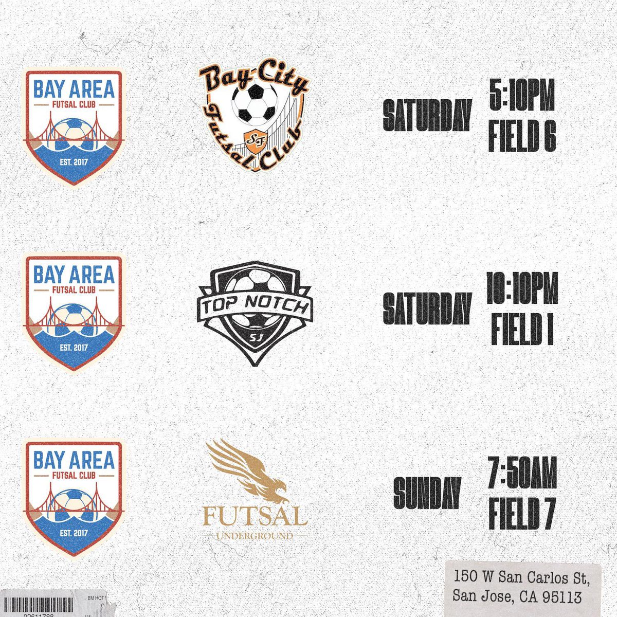 Bay Area Futsal Club tweet media