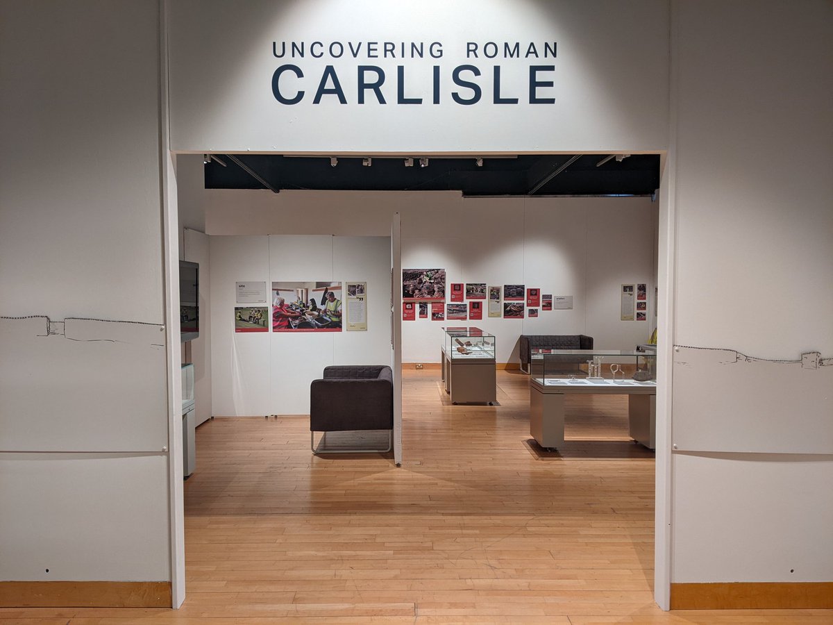 In Carlisle &amp; want to see significant Roman artefacts, fantastic community work &amp; the story of a brilliant joint venture? Visit @TullieHouse for 
The Edges of Empire and Uncovering Roman Carlisle! 
From us and all our friends and colleagues <a href="/WA_LLP/">Wardell Armstrong (par of SLR)</a> @CarlisleCC <a href="/carlislecricket/">Carlisle CC</a>