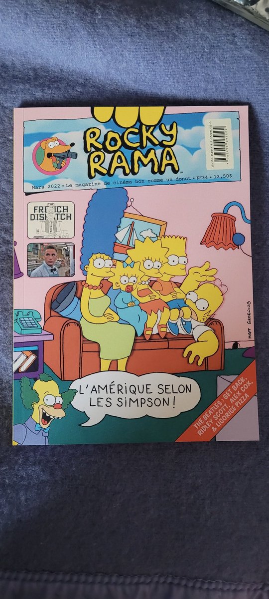 GultorMania's tweet photo. J'ai rarement reçu une revue aussi rapidement et aussi bien emballée. Merci @Rockyramaclub ! #Rockyrama #Simpson https://t.co/1RG4CHrRXW