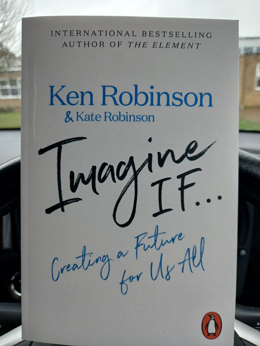 So excited to read this new book by the late <a href="/SirKenRobinson/">Sir Ken Robinson</a> I only hope that <a href="/educationgovuk/">Department for Education</a> and <a href="/nadhimzahawi/">Nadhim Zahawi</a>.mp take note. There is another way. "By changing the way our children learn, we can change everything." Sir Ken Robinson.
